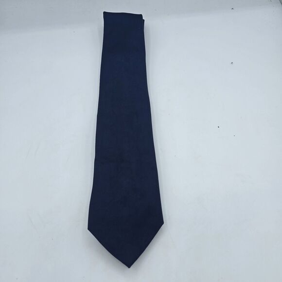 Mens Necktie Van Heusen 100% Silk Blue White Size 58 By 3 Inches suit Vintage - Picture 2 of 6